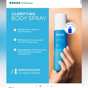 MURAD Body Acne Spray
